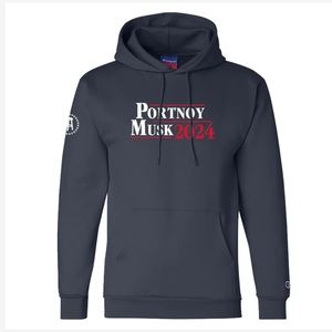 Champion Navy Hoodie - Portnoy Musk 2024